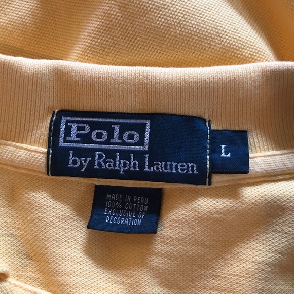Polo by Ralph Lauren Yellow Polo - Picture 3 of 3